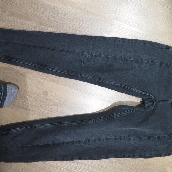 Zara Black Skinny Double Seamed Jeans Size 4 - Picture 6 of 14